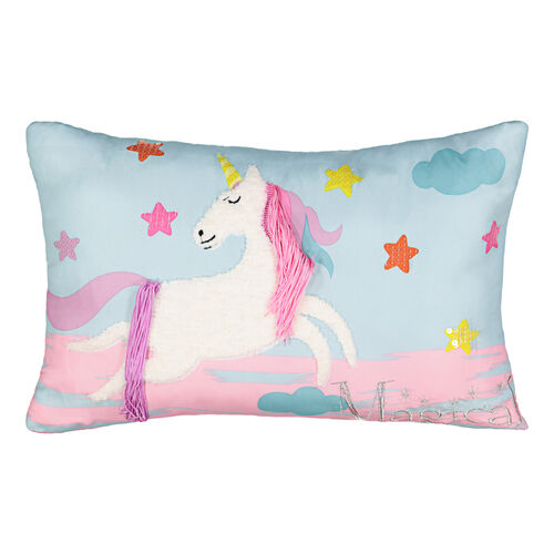 Waverly Kids Over The Rainbow, 12" x 18", Decorative Pillow, Sprinkles Pink