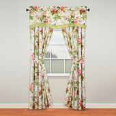 Waverly Emma's Garden Valance, 52" W x 18" L, Blossom